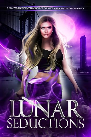 Cover of Lunar Seductions, a limited edition paranormal and fantasy romance collection featuring Nadine D. Price